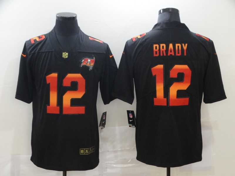 Nike Buccaneers 12 Tom Brady Black Colorful Fashion Limited Jersey,We sell and wholesale Nike Buccaneers 12 Tom Brady Black Colorful Fashion Limited Jersey on line form chian!